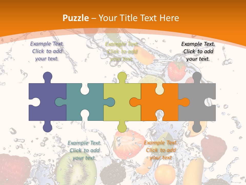 Food Mandarin Concept PowerPoint Template