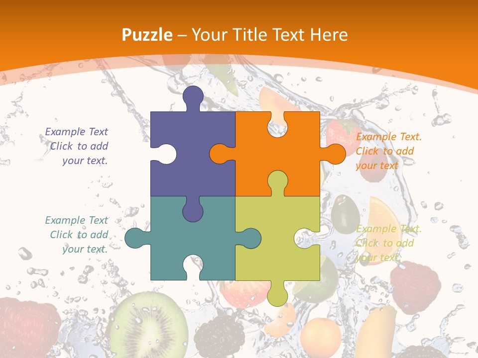 Food Mandarin Concept PowerPoint Template