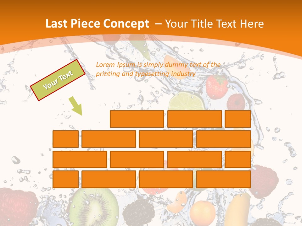Food Mandarin Concept PowerPoint Template