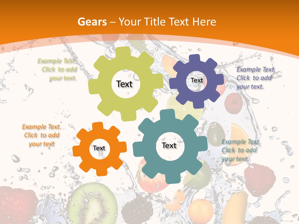 Food Mandarin Concept PowerPoint Template