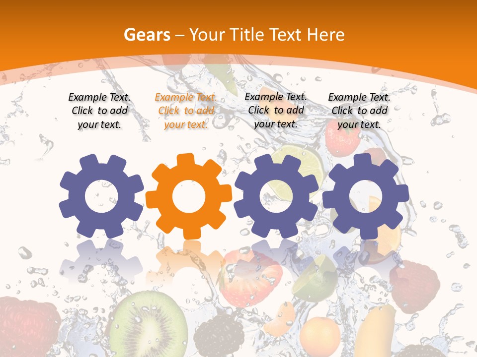 Food Mandarin Concept PowerPoint Template