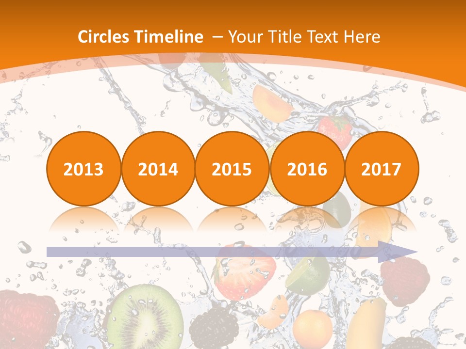 Food Mandarin Concept PowerPoint Template