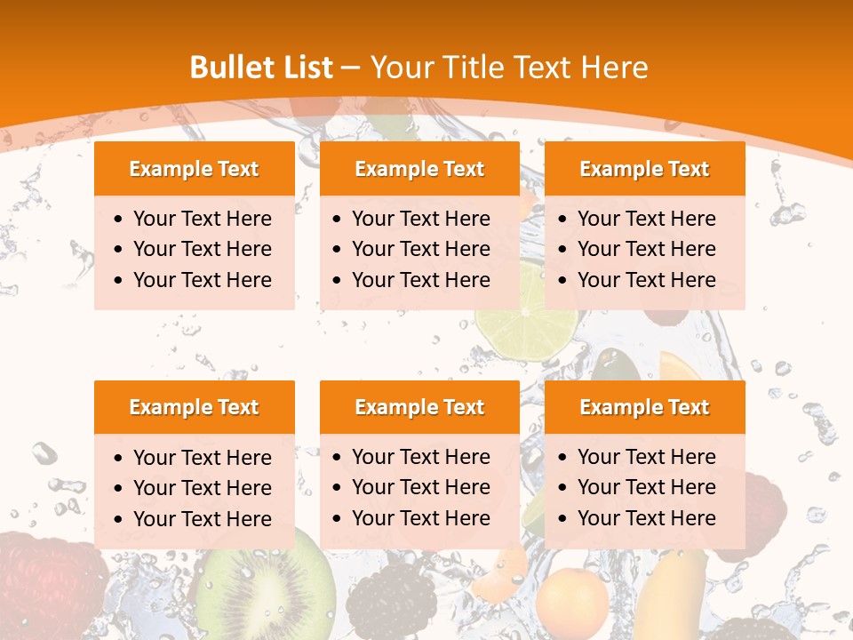 Food Mandarin Concept PowerPoint Template