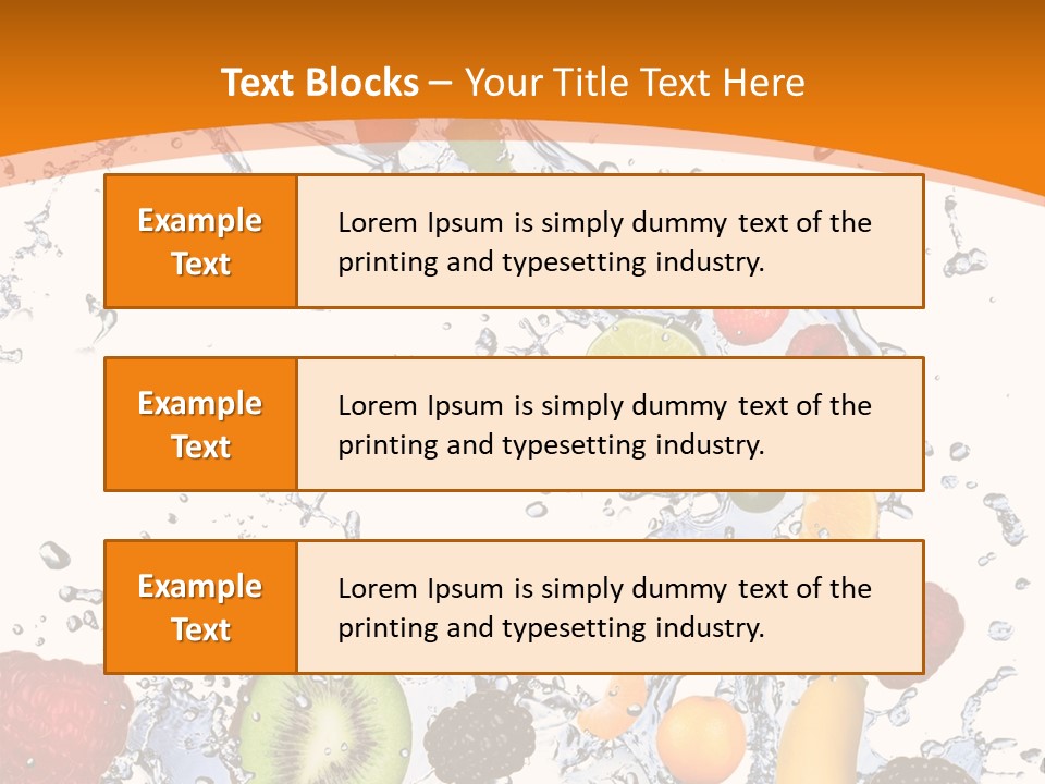 Food Mandarin Concept PowerPoint Template