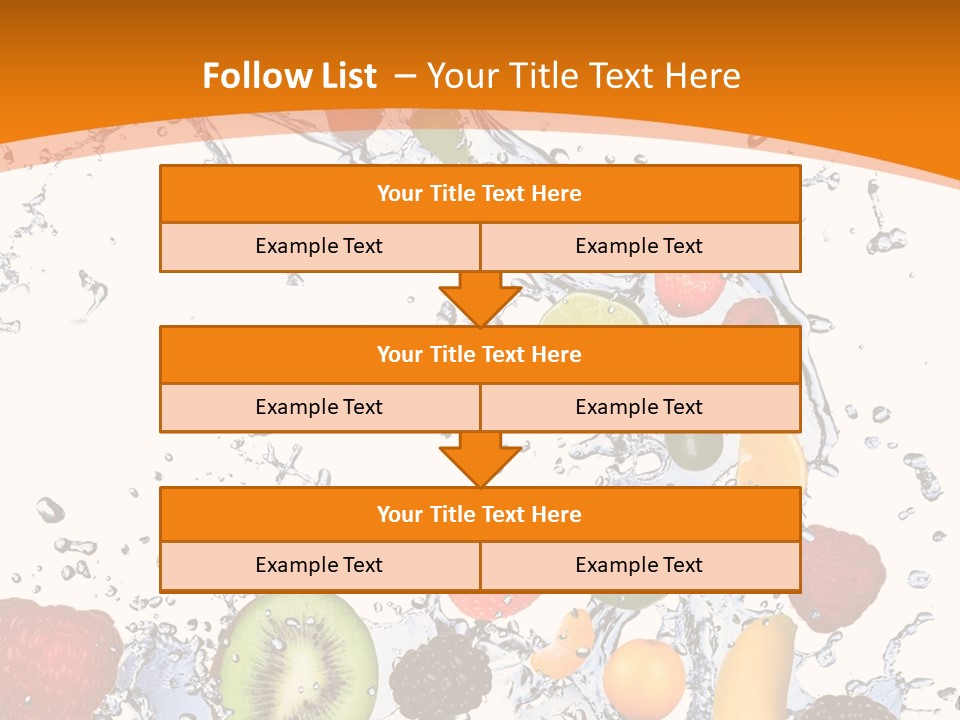 Food Mandarin Concept PowerPoint Template