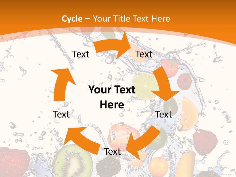 Food Mandarin Concept PowerPoint Template