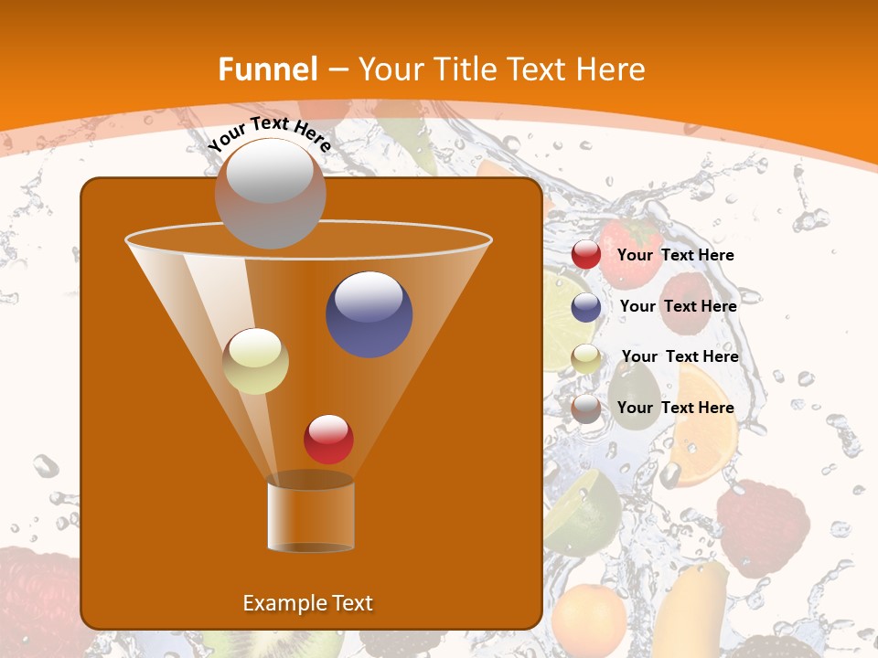 Food Mandarin Concept PowerPoint Template
