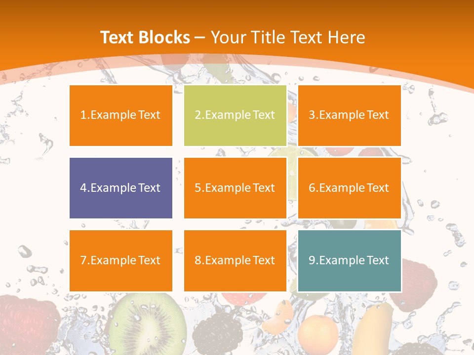 Food Mandarin Concept PowerPoint Template