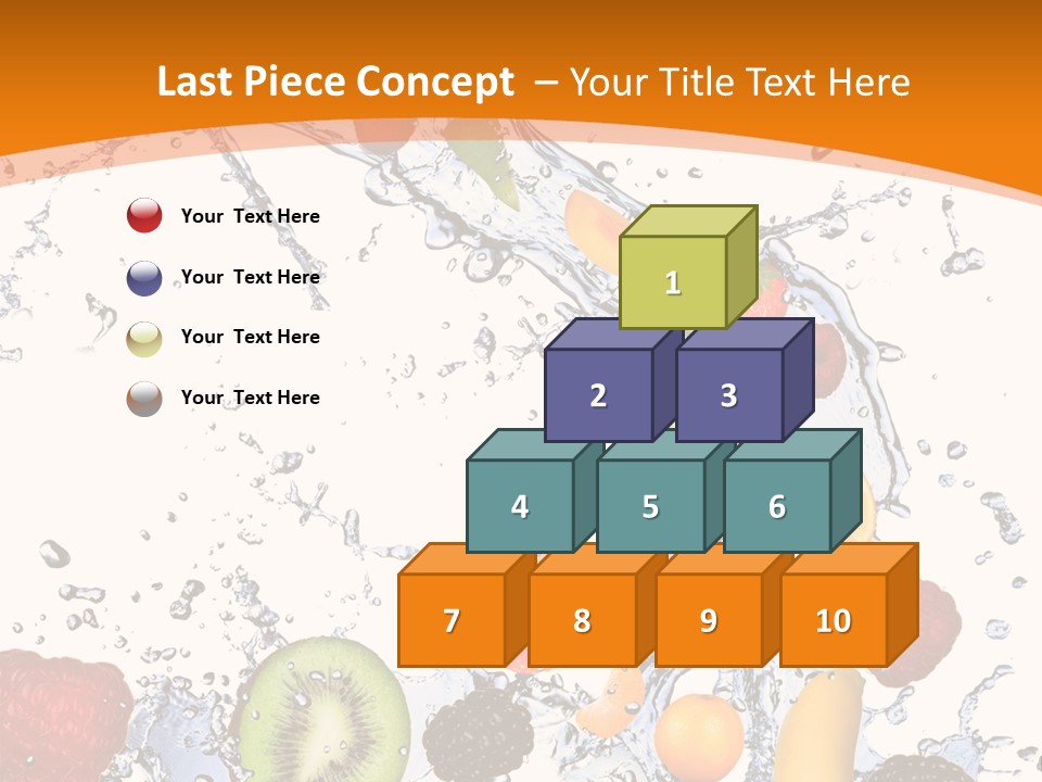 Food Mandarin Concept PowerPoint Template