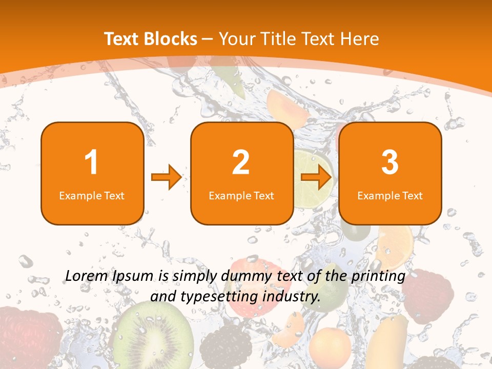 Food Mandarin Concept PowerPoint Template