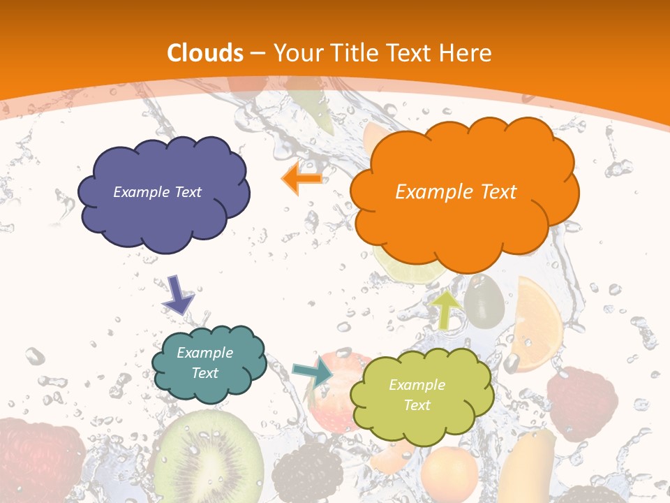 Food Mandarin Concept PowerPoint Template