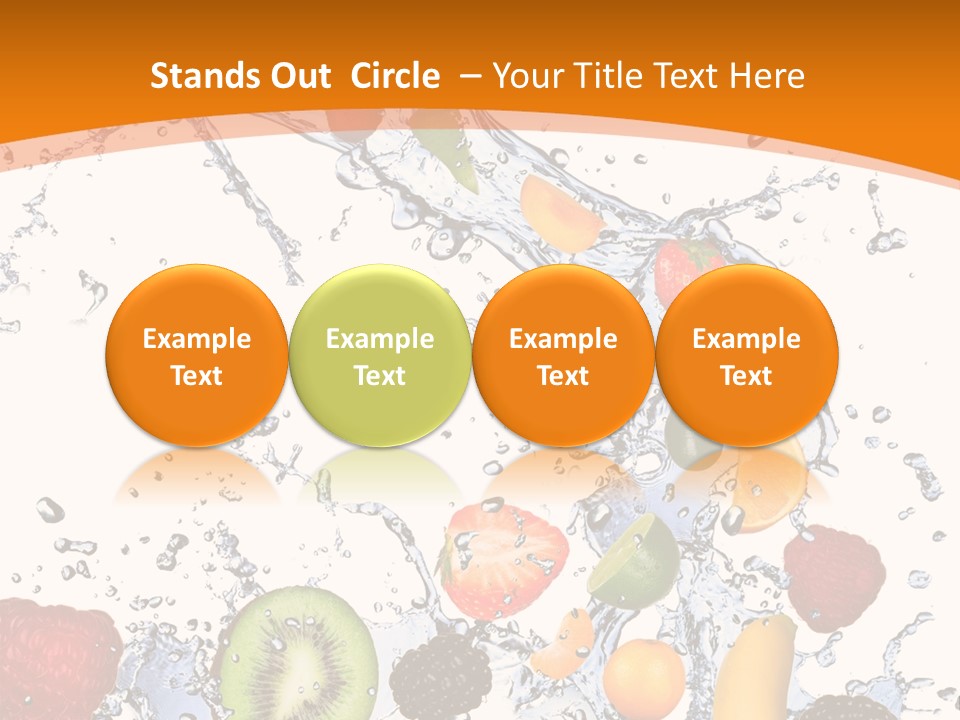 Food Mandarin Concept PowerPoint Template