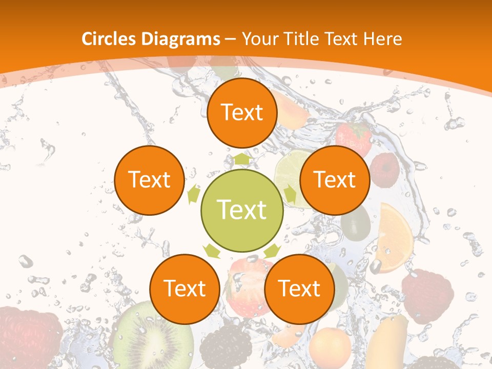 Food Mandarin Concept PowerPoint Template