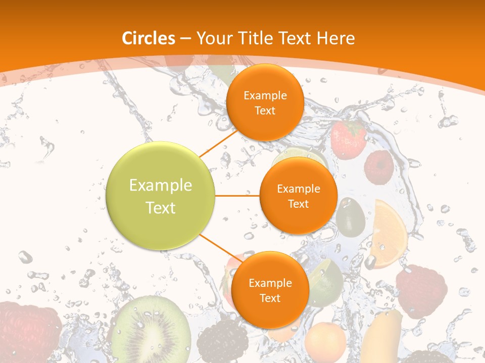 Food Mandarin Concept PowerPoint Template