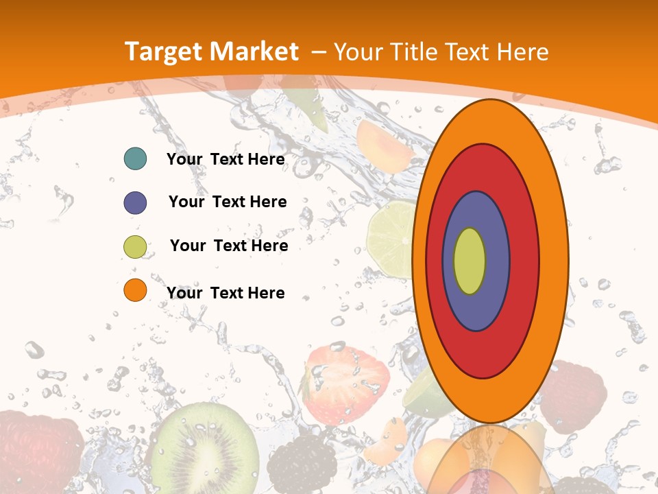 Food Mandarin Concept PowerPoint Template