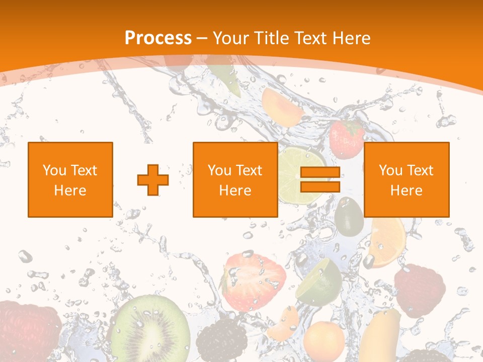 Food Mandarin Concept PowerPoint Template