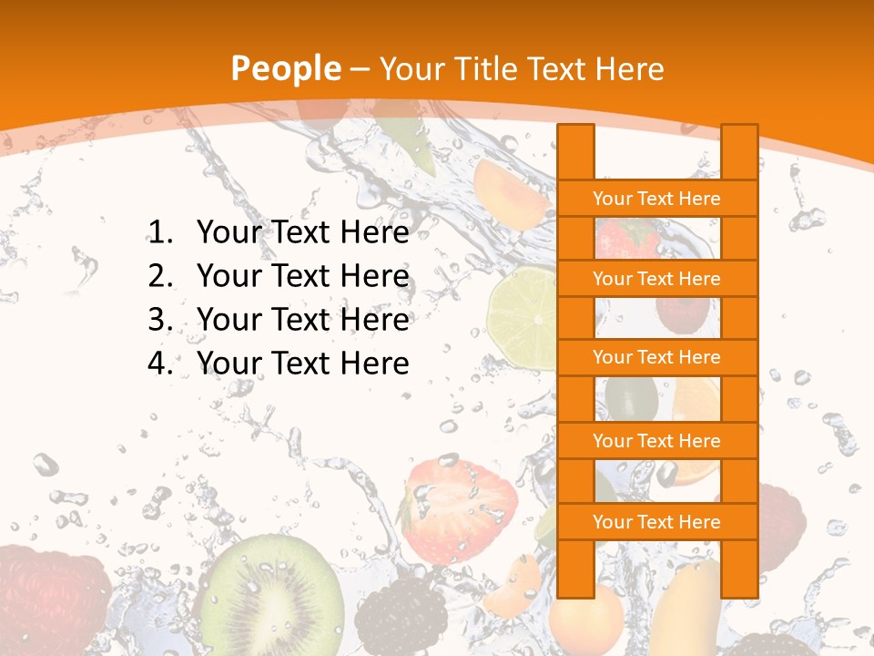 Food Mandarin Concept PowerPoint Template