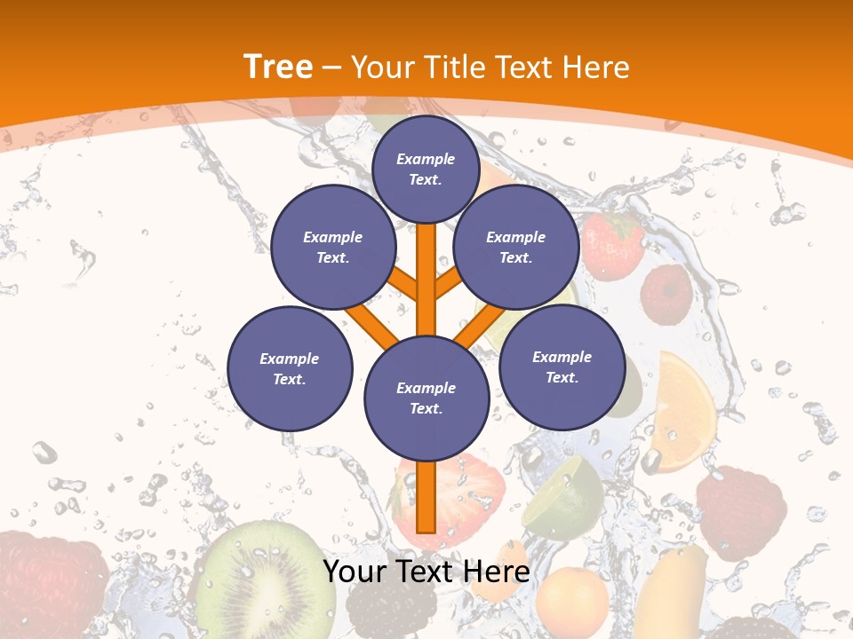 Food Mandarin Concept PowerPoint Template