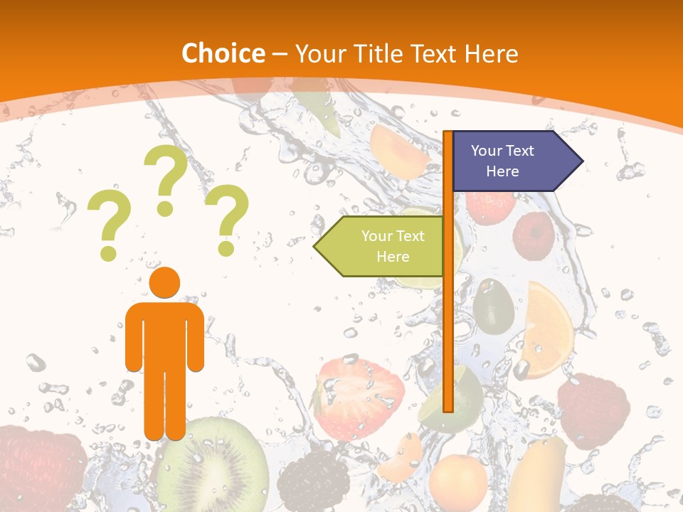 Food Mandarin Concept PowerPoint Template