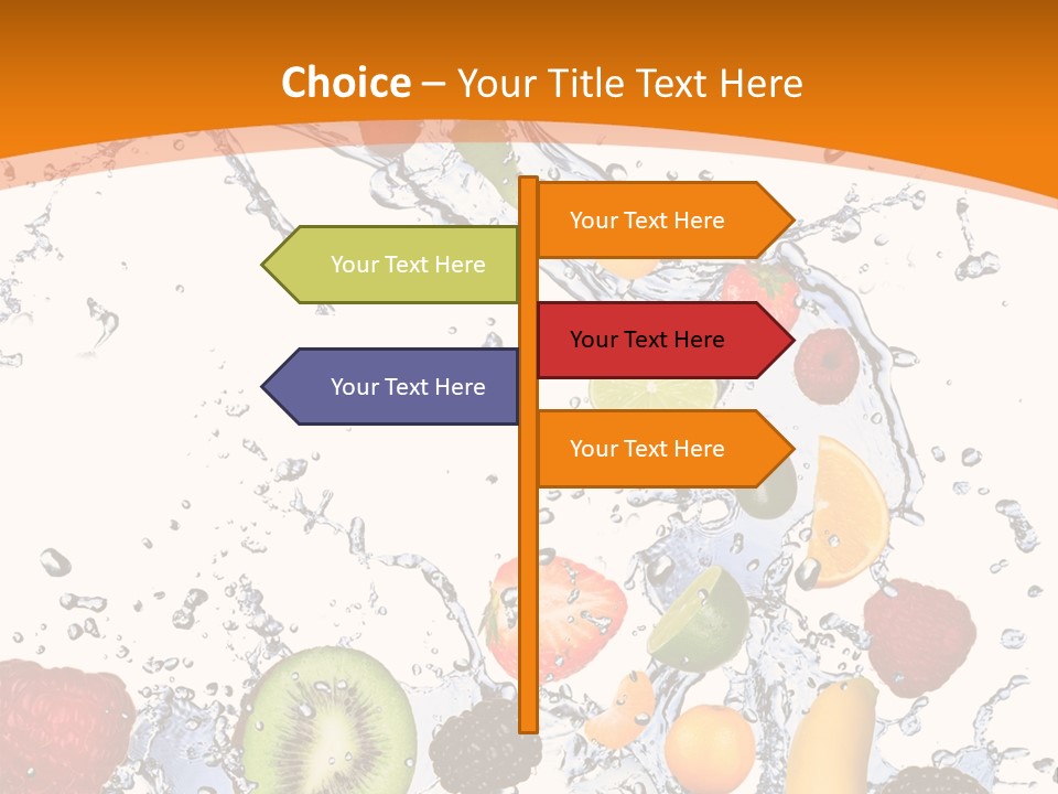 Food Mandarin Concept PowerPoint Template