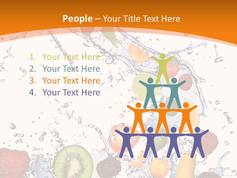 Food Mandarin Concept PowerPoint Template