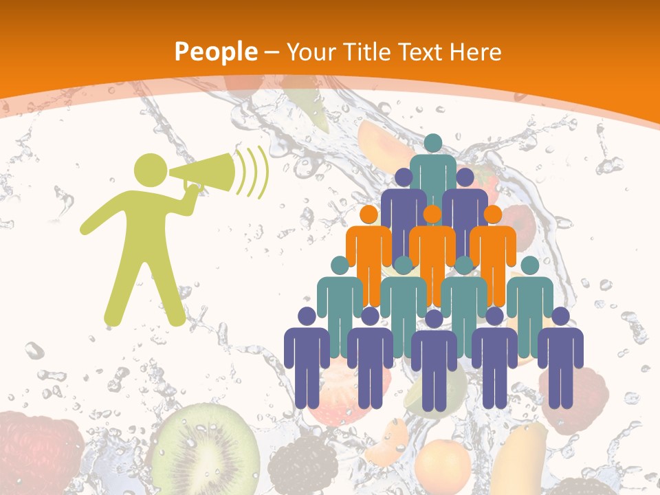 Food Mandarin Concept PowerPoint Template