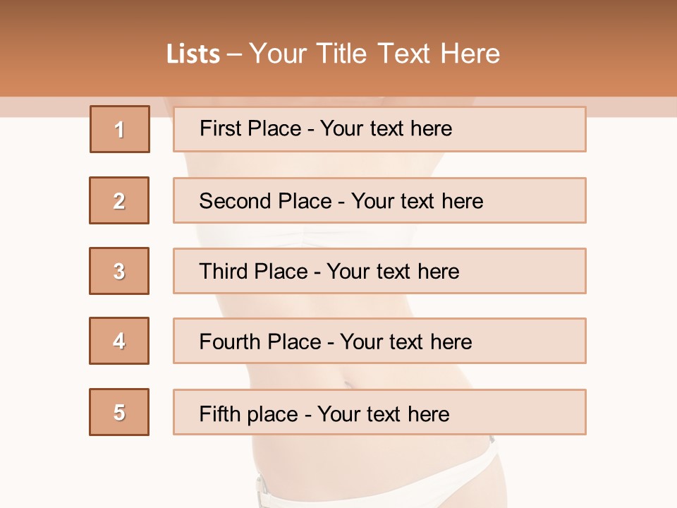 Slim Tranquil Beauty PowerPoint Template