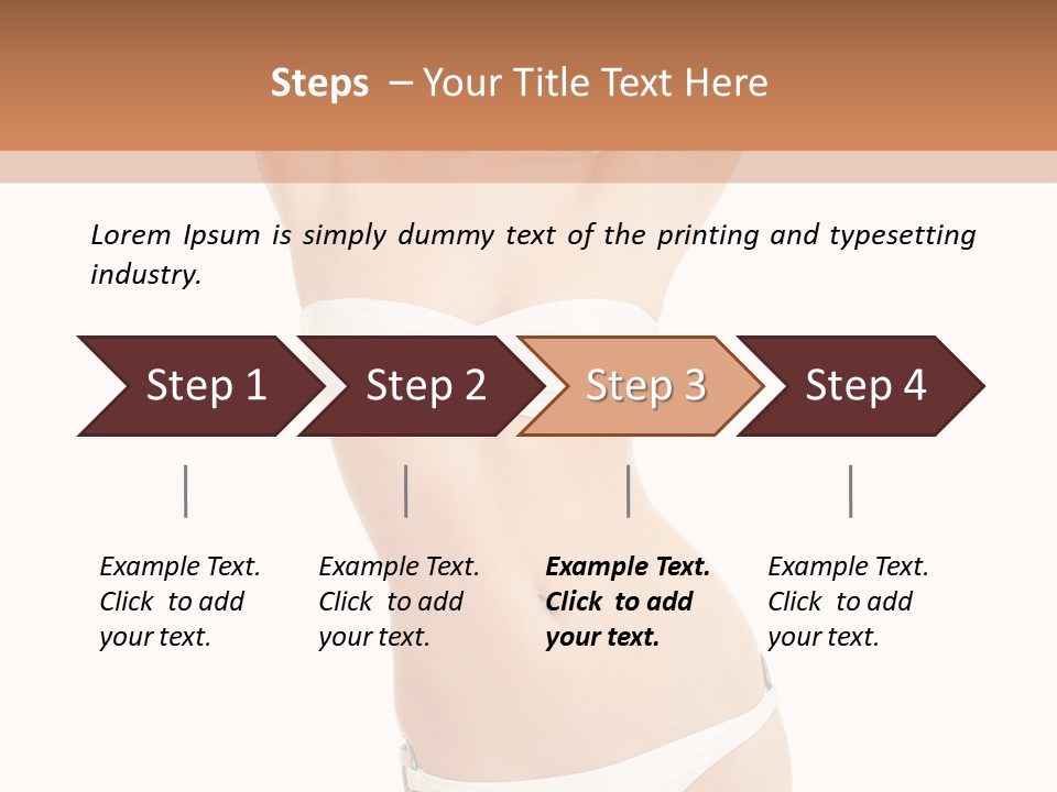 Slim Tranquil Beauty PowerPoint Template