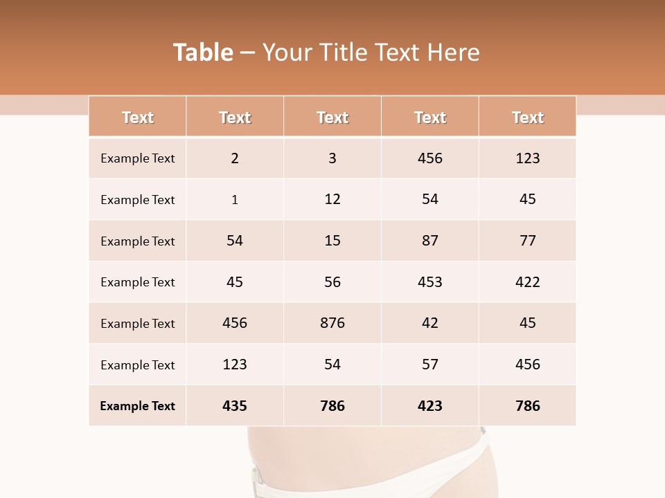 Slim Tranquil Beauty PowerPoint Template