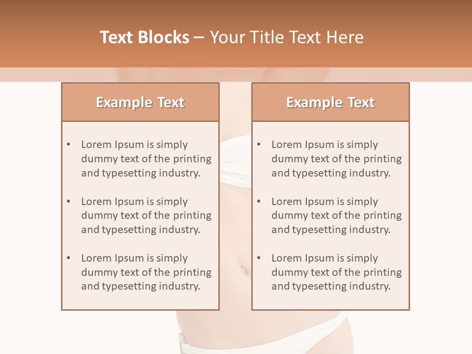 Slim Tranquil Beauty PowerPoint Template