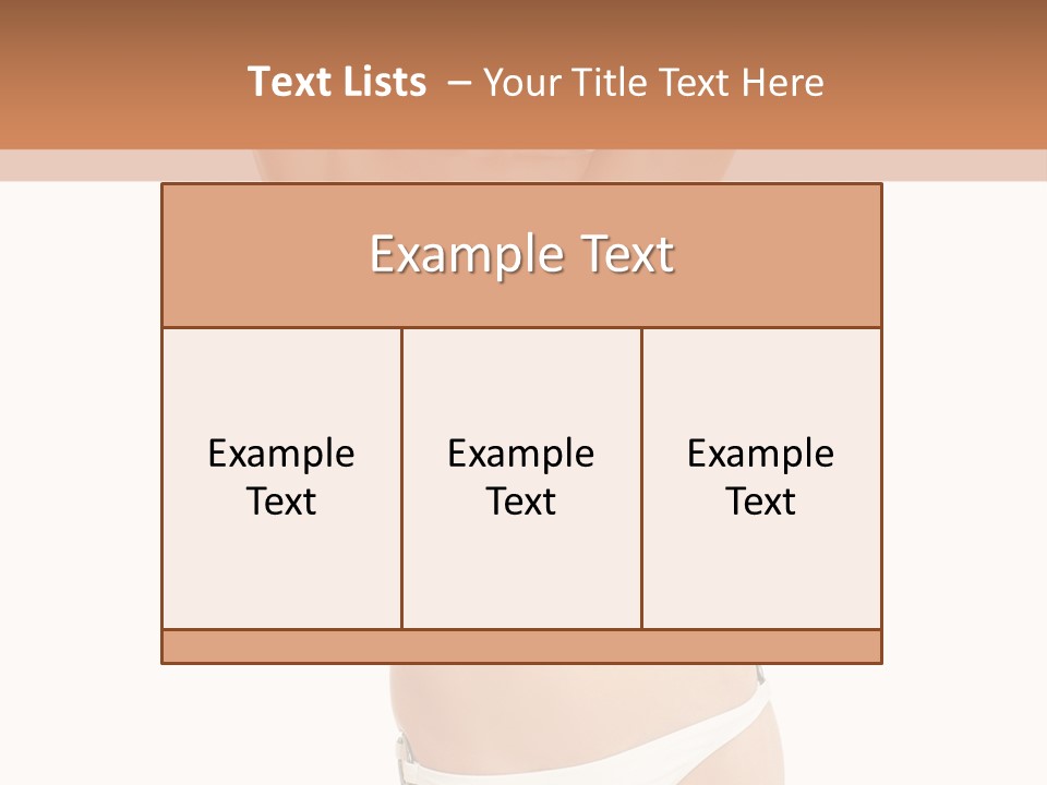 Slim Tranquil Beauty PowerPoint Template