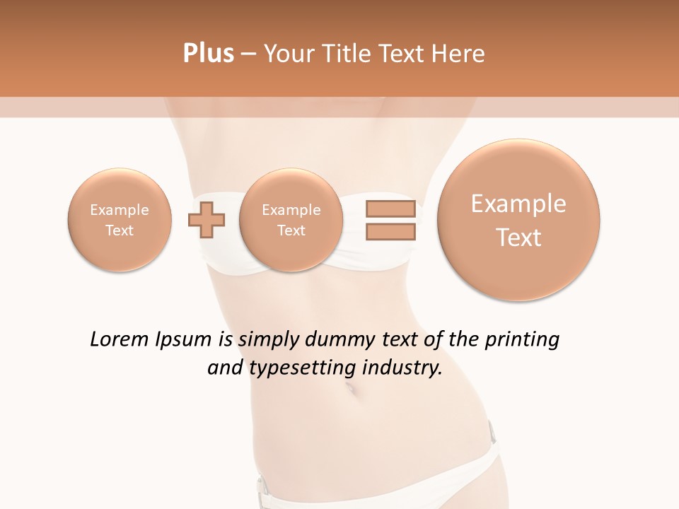 Slim Tranquil Beauty PowerPoint Template