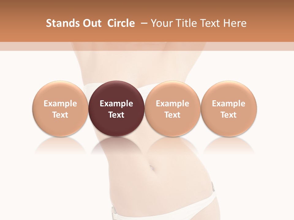 Slim Tranquil Beauty PowerPoint Template