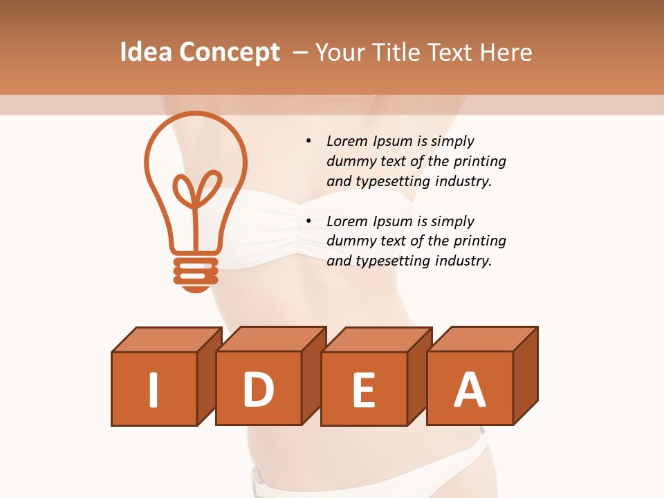 Slim Tranquil Beauty PowerPoint Template