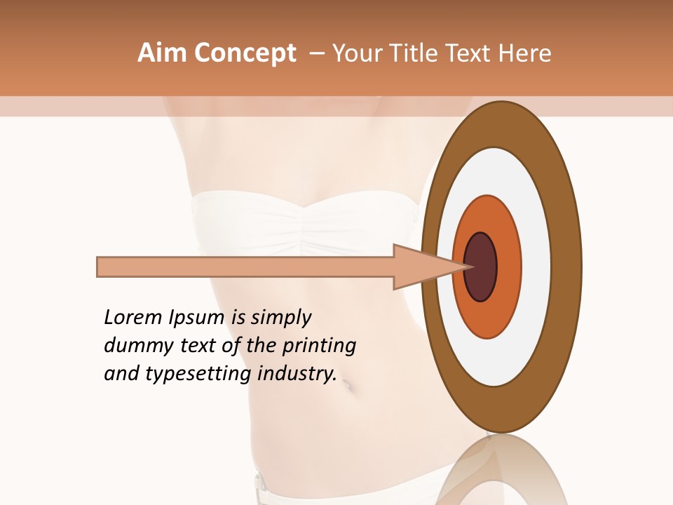 Slim Tranquil Beauty PowerPoint Template