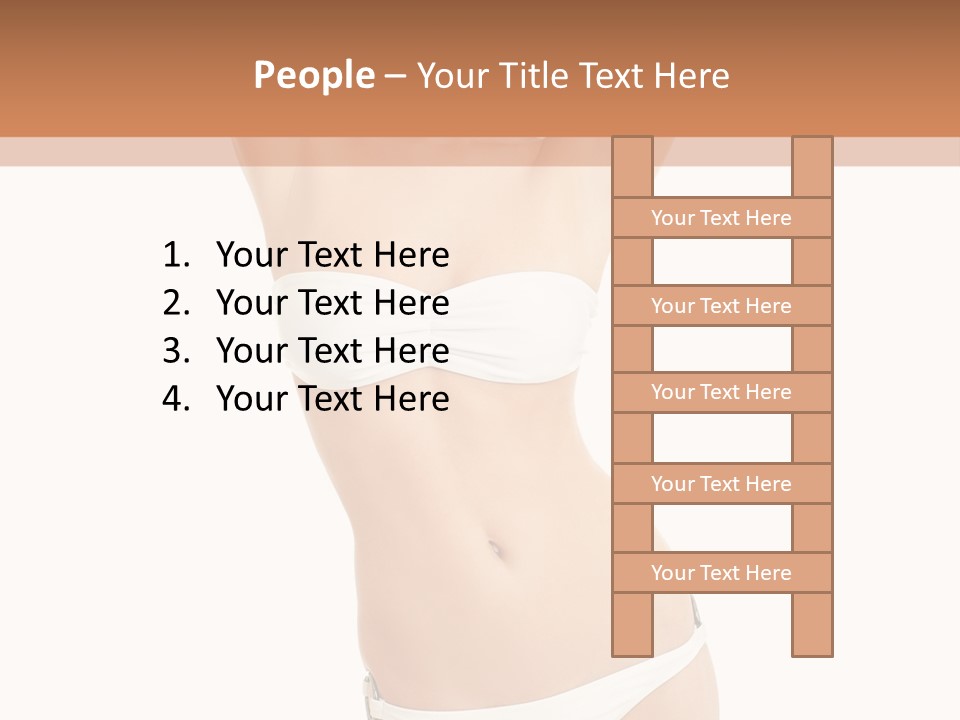 Slim Tranquil Beauty PowerPoint Template