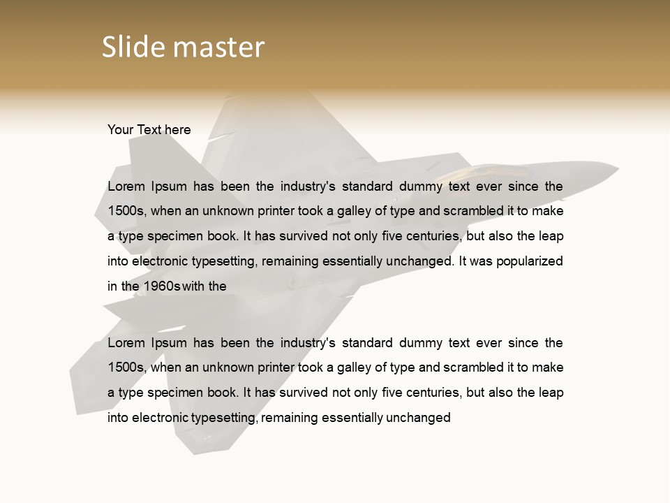 Weapon Air Show Domination PowerPoint Template