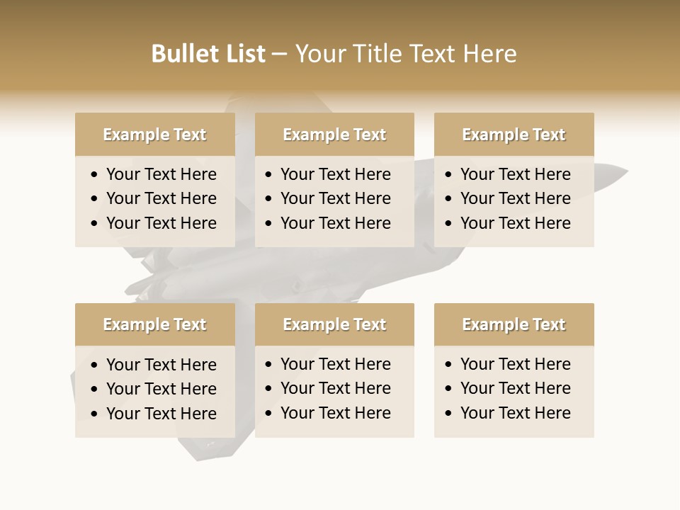 Weapon Air Show Domination PowerPoint Template