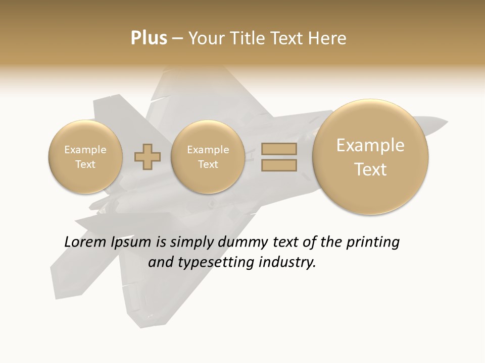Weapon Air Show Domination PowerPoint Template