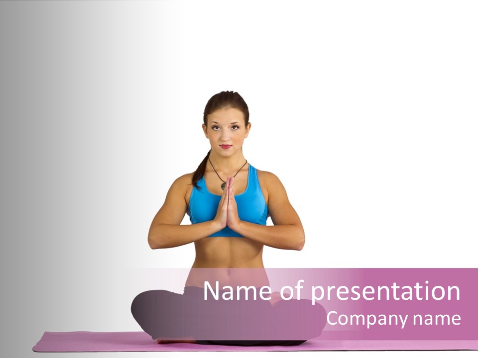 Meditation Strong Life PowerPoint Template