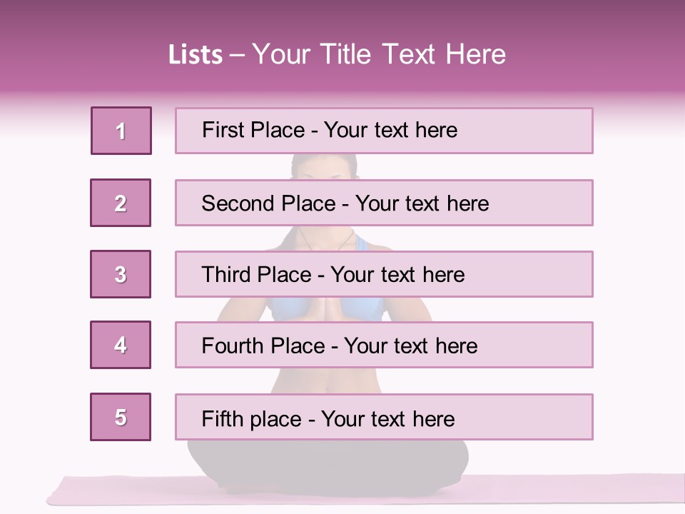 Meditation Strong Life PowerPoint Template