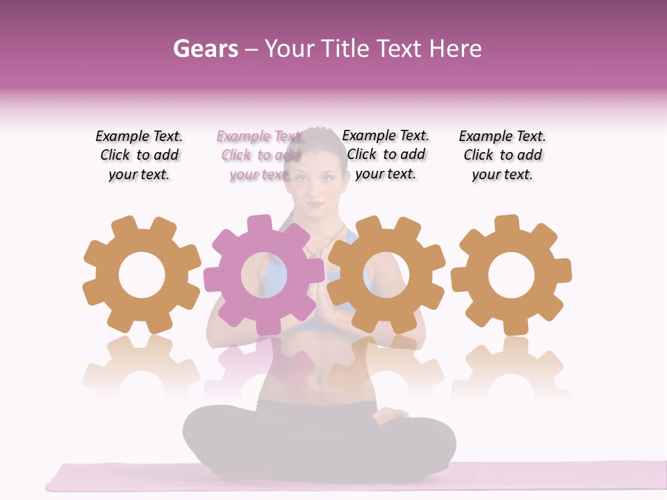 Meditation Strong Life PowerPoint Template