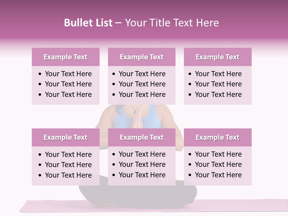 Meditation Strong Life PowerPoint Template