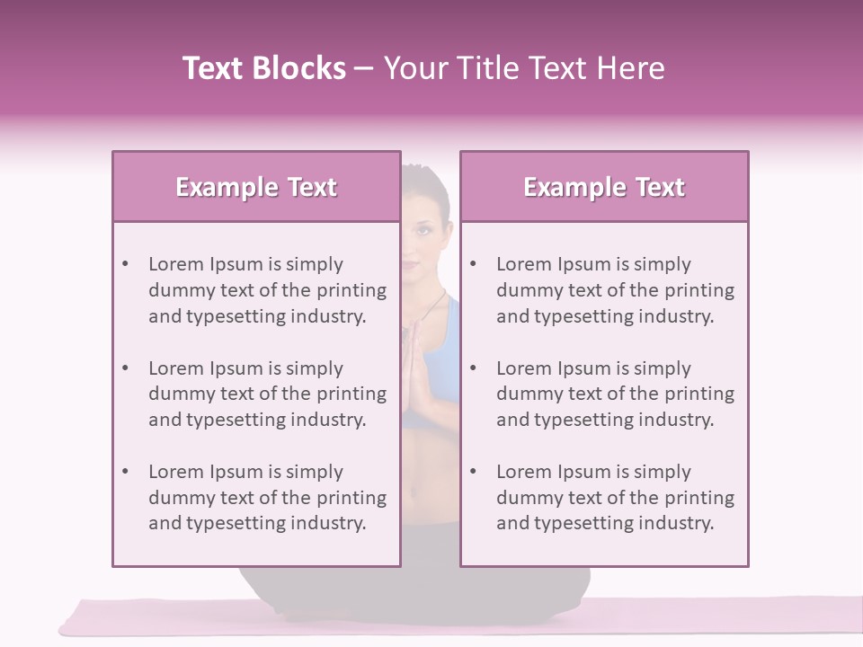 Meditation Strong Life PowerPoint Template