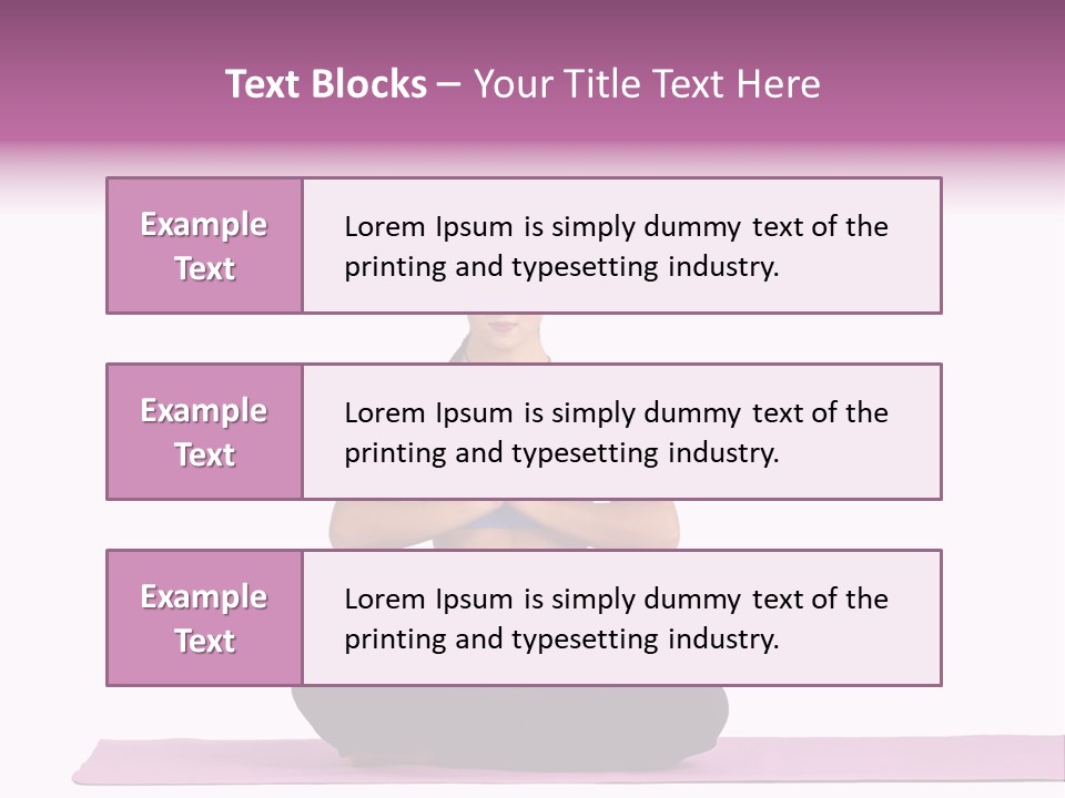 Meditation Strong Life PowerPoint Template