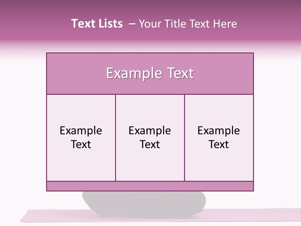 Meditation Strong Life PowerPoint Template