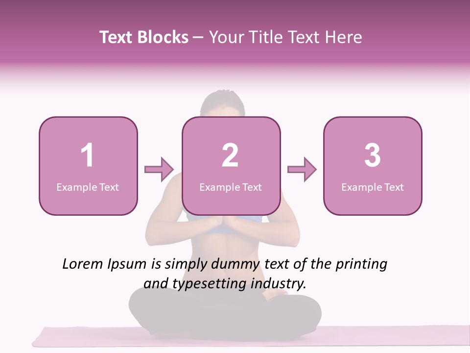 Meditation Strong Life PowerPoint Template