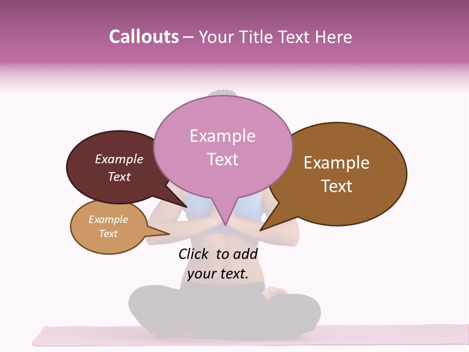 Meditation Strong Life PowerPoint Template