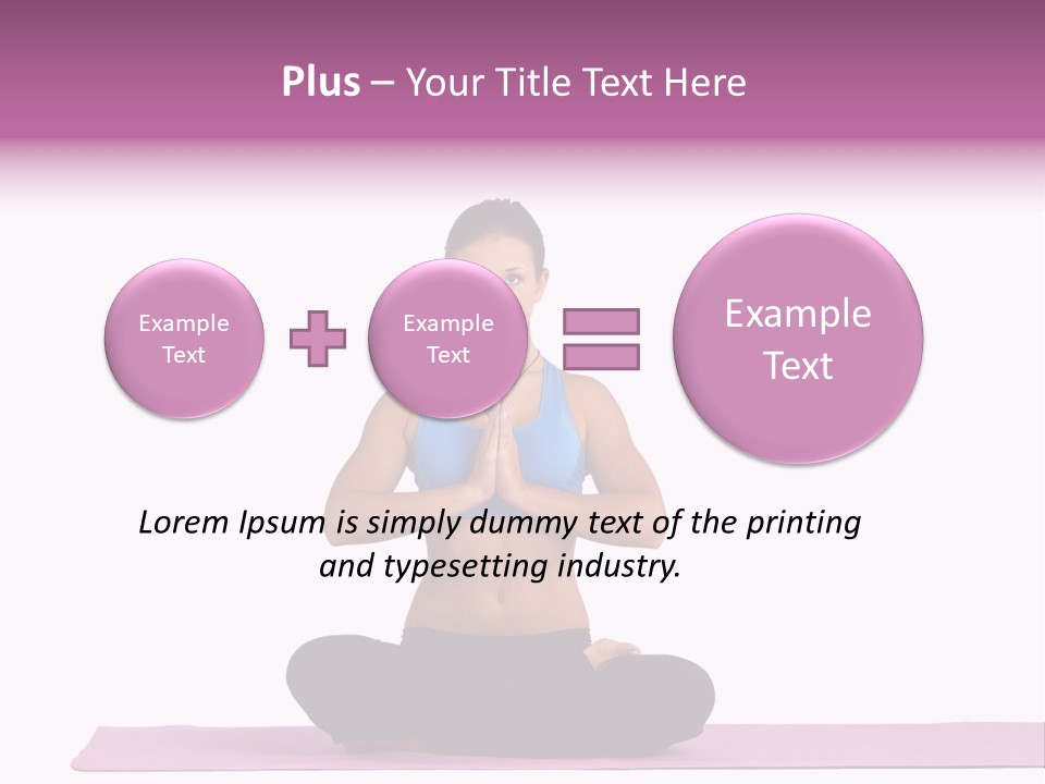 Meditation Strong Life PowerPoint Template