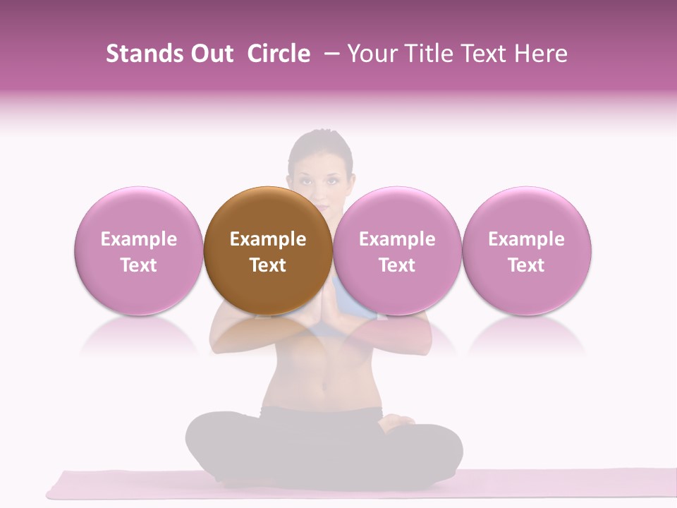 Meditation Strong Life PowerPoint Template